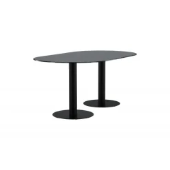 Pillan Ovalt spisebord - Sort