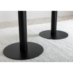 Pillan Ovalt spisebord - Sort