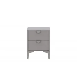 Piring Sengebord - Lysegrå