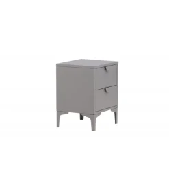 Piring Sengebord - Lysegrå