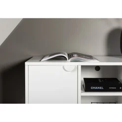 Piring TV-bord- Hvid