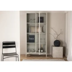 Piring Vitrineskab - Beige