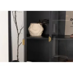 Piring Vitrineskab - Sort