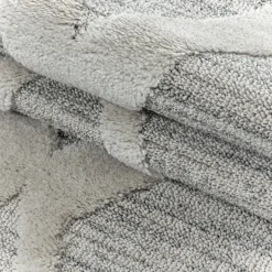 Pisa Shaggy tæppe Boho - Grå