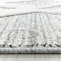Pisa Shaggy Tæppeløber Boho - Grå