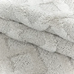 Pisa Shaggy Tæppeløber Geometrisk - Creme