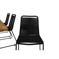 Plankton Loungesæt - Havemøbelsæt - Sort,Natur