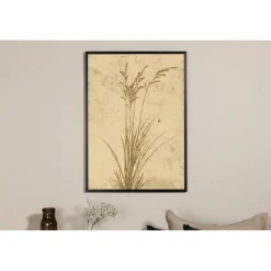 Plant Art Plakat - Beige