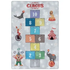 Play Børne Tæppeløber Himmel og Helvede - Grå