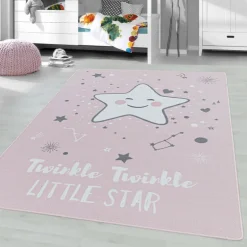 Play Børnetæppe Stjerne - Pink