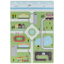 Play Børnetæppe Vejbane - Grøn