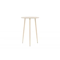 Plaza Barbord Ø70 cm- Hvidvasket