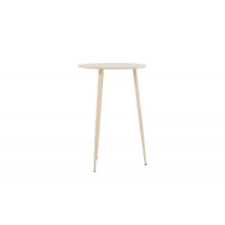 Plaza Barbord Ø70 cm- Hvidvasket