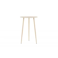 Plaza Barbord Ø70 cm- Hvidvasket