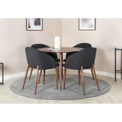 Plaza Rundt spisebord Ø100cm - Valnød