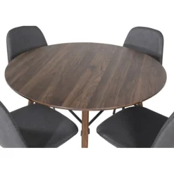 Plaza Rundt spisebord Ø100cm - Valnød