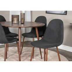 Plaza Rundt spisebord Ø100cm - Valnød