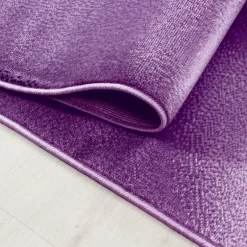 Plus Kortluvet tæppe Abstrakt Bølge - Lilla