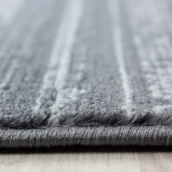 Plus Kortluvet tæppe Ensfarvet - Grå