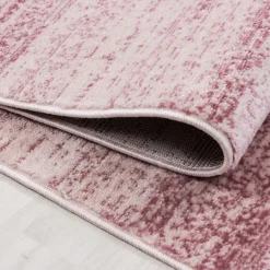 Plus Kortluvet tæppe Ensfarvet - Pink