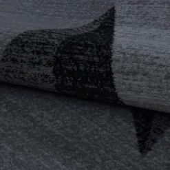 Plus Kortluvet tæppe Stjerne - Grå