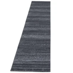 Plus Kortluvet Tæppeløber Ensfarvet - Grå