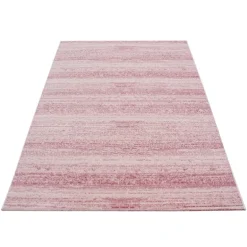 Plus Kortluvet Tæppeløber Ensfarvet - Pink