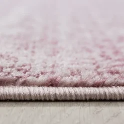 Plus Kortluvet Tæppeløber Ensfarvet - Pink