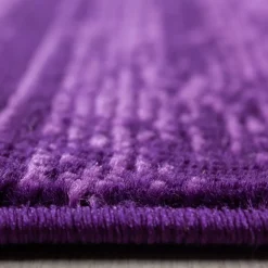 Plus Kortluvet Tæppeløber Ensfarvet - Lilla