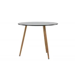 Polar Rundt spisebord - Sort og Natur