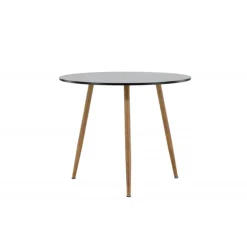 Polar Rundt spisebord - Sort og Natur