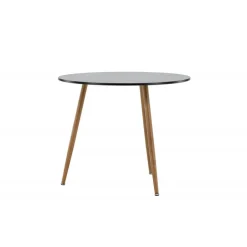 Polar Rundt spisebord - Sort og Natur