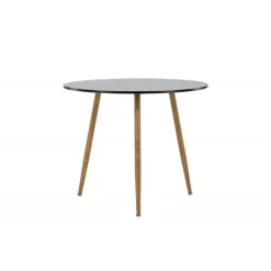 Polar Rundt spisebord - Sort og Natur