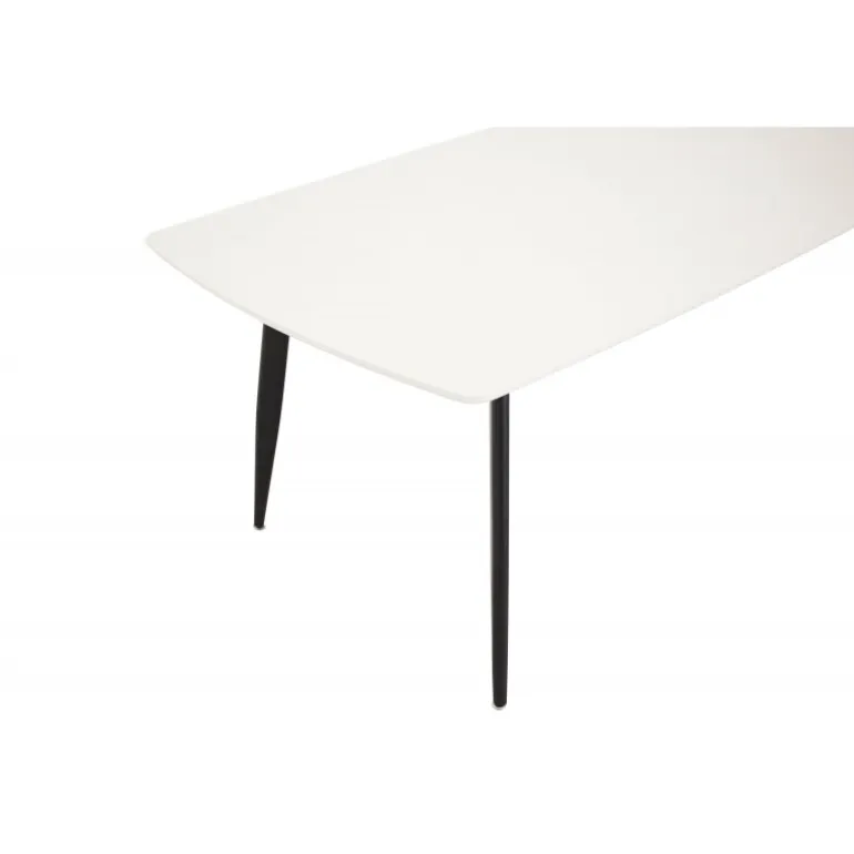 Polar Spisebord 240 x 100 - Sort og Hvid