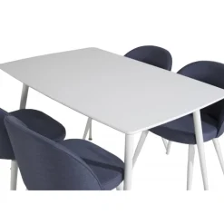 Polar Spisebordssæt - Blå og Hvid