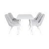 Polar Spisebordssæt - Grå og Hvid