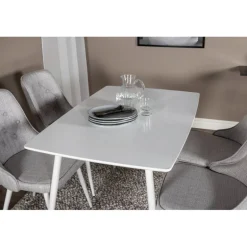 Polar Spisebordssæt - Grå og Hvid