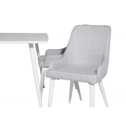 Polar Spisebordssæt - Grå og Hvid