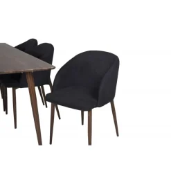 Polar Spisebordssæt - Sort og Natur