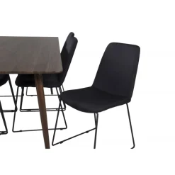 Polar Spisebordssæt - Sort og Natur