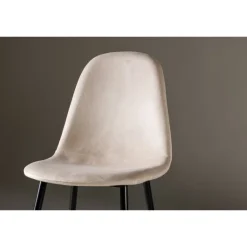 Polar Spisebordsstol - Beige velour