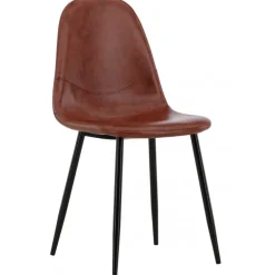 Polar Spisebordsstol - Cognac Pu læder