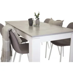 Polar Spisebordsstol - Grå og Hvid