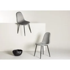 Polar Spisebordsstol - Sort og Grå