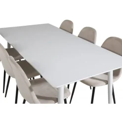 Polar t Spisebordssæt - Beige, Sort og Hvid