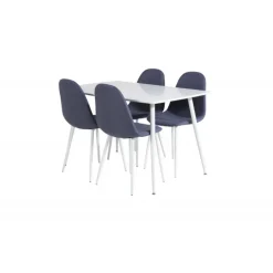 Polar t Spisebordssæt - Blå og Hvid