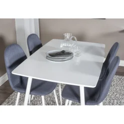 Polar t Spisebordssæt - Blå og Hvid