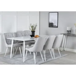 Polar t Spisebordssæt - Grå og Hvid