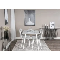 Polar t Spisebordssæt - Lysegrå og Hvid