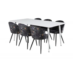 Polar t Spisebordssæt - Sort og Hvid